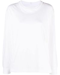 Alexander Wang - Logo-appliqué Cotton T-shirt - Lyst