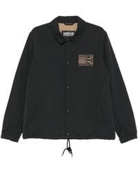 Barbour - B.Intl Coach Logo-Embroidered Shirt Jacket - Lyst