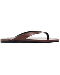 Alohas - Ola Rift Leather Sandals - Lyst