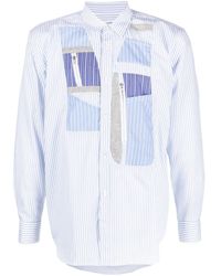 Comme des Garçons - Patchwork-panel Button-up Shirt - Lyst