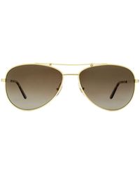 Cartier - Santos De Cartier Pilot-frame Sunglasses - Lyst
