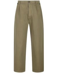 Massimo Osti Studio - Pleated Logo Trousers - Lyst