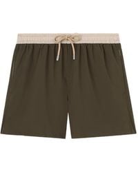 Fedeli - Tahiti Airstop Drawstring Swim Shorts - Lyst