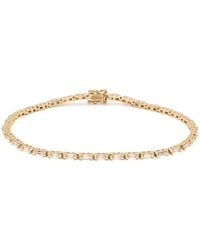 Suzanne Kalan - 18Kt Diamond Tennis Bracelet - Lyst