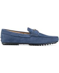 Tod's - T Plaque Loafers - Lyst