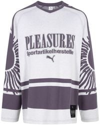PUMA - X Pleasures Hockey-Sweatshirt mit Logo-Print - Lyst