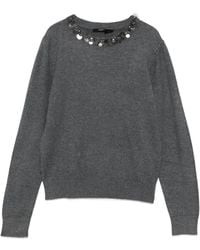 Seventy - Sequin-Embellished Sweater - Lyst