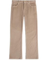 Fay - Pantalones de pana con cierre de botón - Lyst