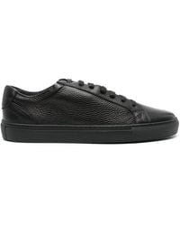 Corneliani - Baskets En Cuir Grainé - Lyst