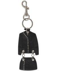 Versace - Leather Keyring - Lyst