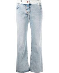 Off-White c/o Virgil Abloh - Mid-rise Flared Jeans - Lyst