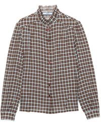 Prada - Camicia A Quadri - Lyst