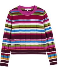 Chinti & Parker - Stripe-Pattern Ribbed-Knit Sweater - Lyst