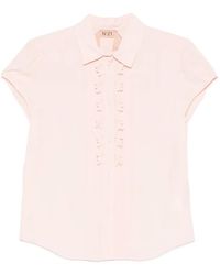 N°21 - Ruffled Shirt - Lyst