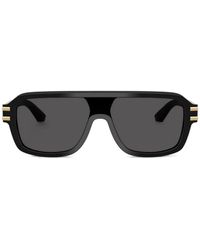 Dolce & Gabbana - Gafas de sol con placa del logo - Lyst