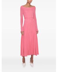 Tory Burch Jersey Hoop Dress in Pink | Lyst