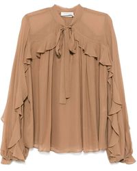Zimmermann - Illuminate Flutter Blouse - Lyst