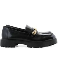 Tory Burch - Pavé Gemini-Link Lug Loafers - Lyst