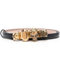 Alexander McQueen - The Knuckle レザーベルト - Lyst