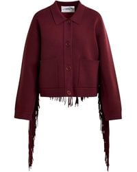 Essentiel Antwerp - Istern Fringe-Detail Cardigan - Lyst