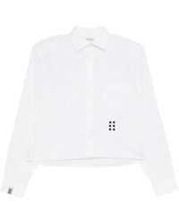 ROMEO HUNTE - Six-Blocks Cropped Shirt - Lyst