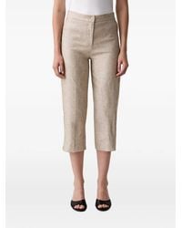 ViCOLO - Pressed-Crease Cropped Trousers - Lyst