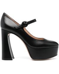 Gianvito Rossi - Holly D'Orsay Platform Pumps - Lyst