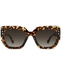 Isabel Marant - Tortoiseshell-Effect Rectangle-Frame Sunglasses - Lyst