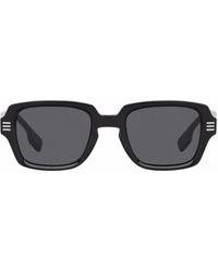 Burberry - Be4349 Rectangle-frame Sunglasses - Lyst