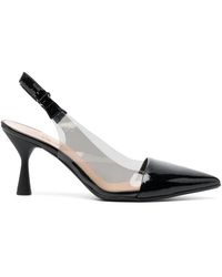 Agl Attilio Giusti Leombruni - Crystal Ide 85Mm Leather Pumps - Lyst