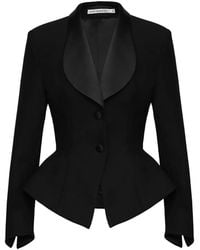 POST MERIDIEM - Peplum Jacket - Lyst