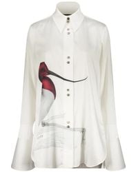 Ellery - Bird-Print Shirt - Lyst
