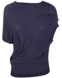 Liviana Conti - Draped Sweater - Lyst