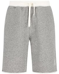 Brunello Cucinelli - Logo-print Track Shorts - Lyst