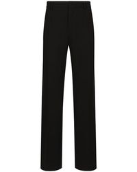 Dolce & Gabbana - Straight-leg Tailored Trousers - Lyst