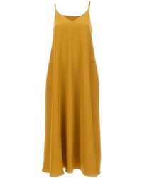 Marella - V-Neck Midi Dress - Lyst