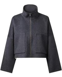 DRYKORN - High-Neck Cropped Coat - Lyst