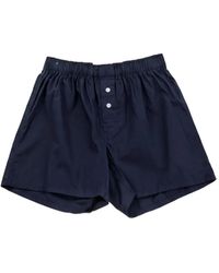 Handvaerk - Elasticated Button-Front Boxer Shorts - Lyst