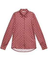 Maliparmi - Geometric-print Collared Shirt - Lyst