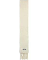 Polo Ralph Lauren - Logo-Embroidered Fringed Scarf - Lyst