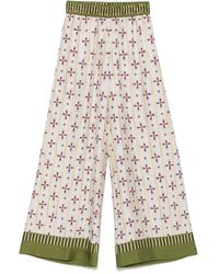 La DoubleJ - Eclipse Placeé Palazzo Pants - Lyst