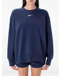 Nike - Logo-Embroidered Crew-Neck Sweatshirt - Lyst