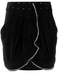 Isabel Marant Minifalda con detalles - Negro