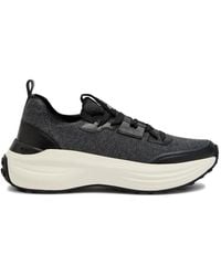 Tod's - Panelled Lace-Up Sneakers - Lyst