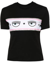 Chiara Ferragni - T-shirt en coton à motif Eyelike - Lyst