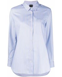 Aspesi - Striped Cotton Shirt - Lyst
