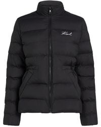 KARL LAGERFELD - Lightweight Puffer Jacket - Lyst