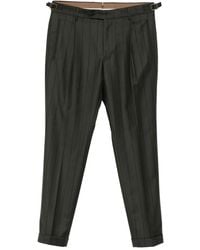 Berwich - Pleated Pinstripe Trousers - Lyst