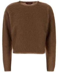 Max Mara - Brushed-Knit Sweater - Lyst