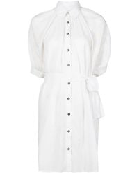 Amir Slama - Tied-Waist Shirt Dress - Lyst